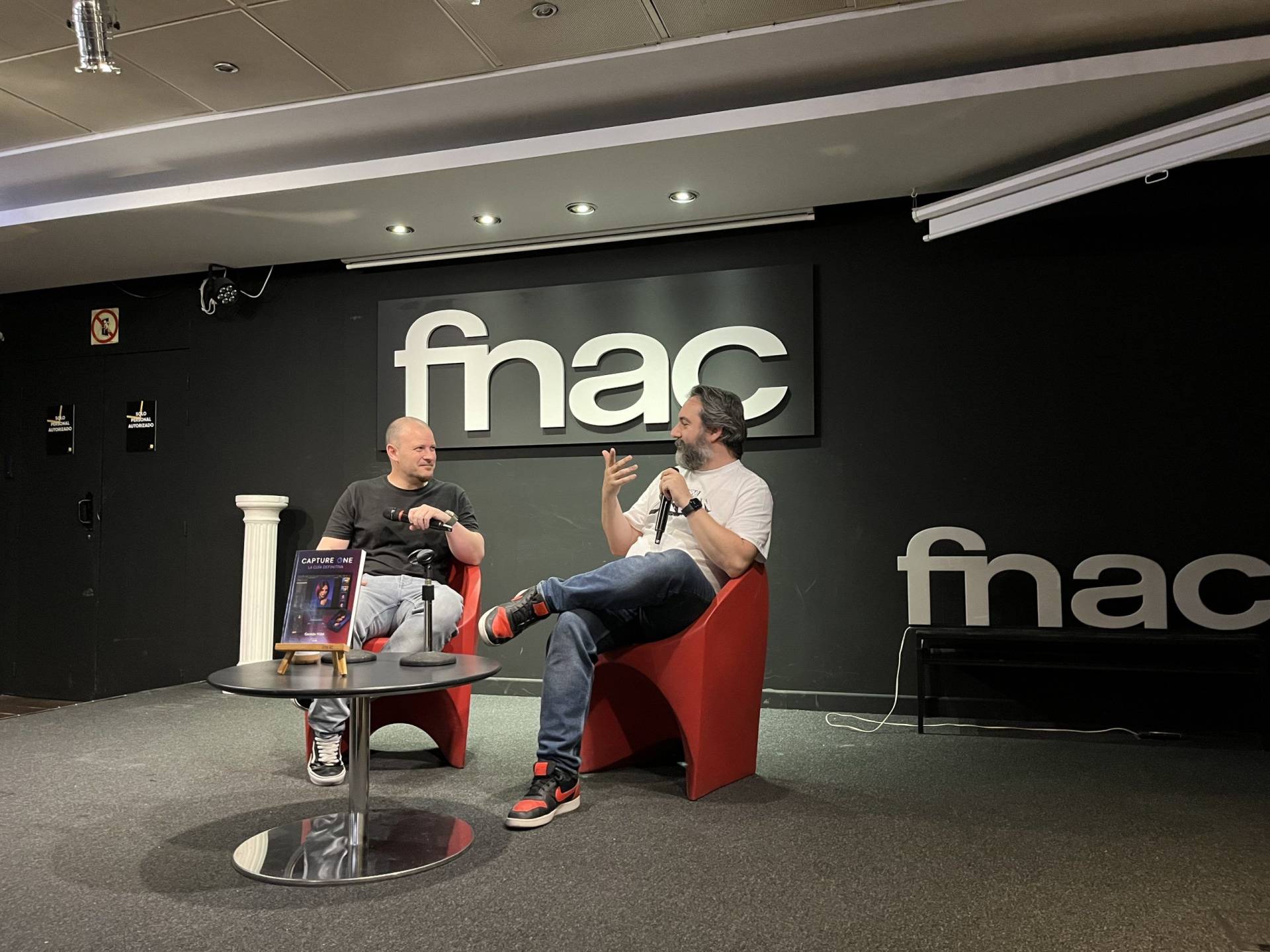 Presentacion FNAC Callao, Antonio Garci y German Vidal